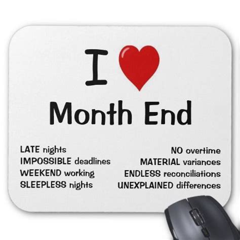 Reasons I Love Month End Funny Accounting Gift Mouse Pad | Zazzle | Funny accounting quotes ...