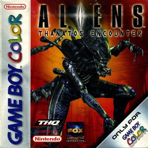 Aliens: Thanatos Encounter (2001) Game Boy Color box cover art - MobyGames