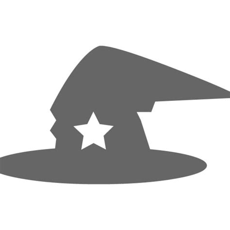 Witch Hat Stencil | Craftcuts.com