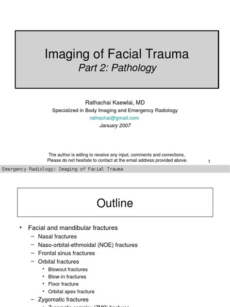 Imaging of Facial Trauma Part 2 1222353494544280 8 PDF | PDF | Human ...