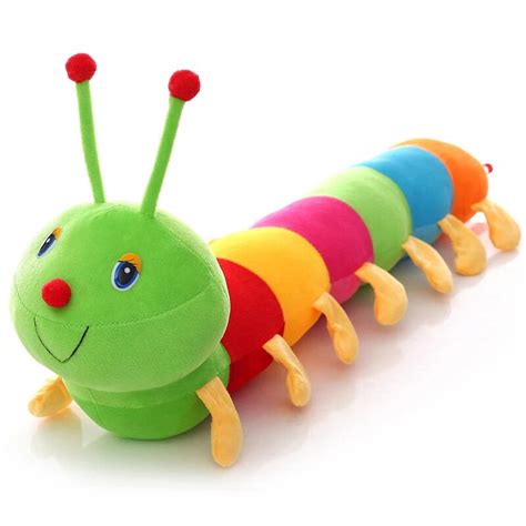 Caterpillar-Doll-Toy-50CM-Plush-Worm-Stuffed-Doll-Toys-Colorful-Long ...