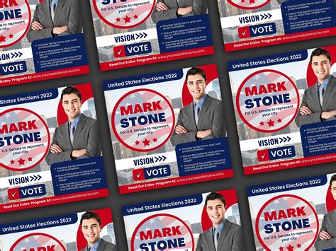 Election Flyer, Printable Election Card Design, DIY Canva Election ...