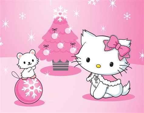 🔥 Download Hello Kitty Merry Christmas Wallpaper Happy by @dthomas38 ...