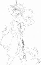 Magi Anime Coloring Pages sketch template