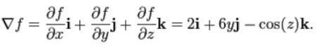 Gradient in Vector Calculus