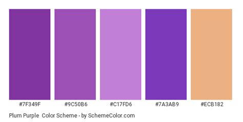 Plum Purple Color Scheme » Lavender » SchemeColor.com