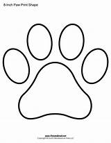 Dog Paw Coloring Page  Youngandtaecom In 2020 Print Art sketch template