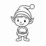 Page 3  Coloring Elves Pictures Freepik sketch template