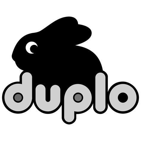 Duplo Lego Logo Black and White – Brands Logos