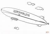Airship Coloring Pages sketch template