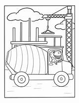 Cement Mixer Coloring Pages  Free Printable Pictures For Kids sketch template