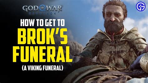 Brok's Funeral Location In God of War Ragnarok | Secret Ending | A Viking Funeral - YouTube