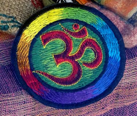 Indian OM Mantra Meditation Patch Free Stock Photo - Public Domain Pictures