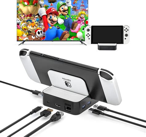 Switch TV Dock, Aukuoy Docking Station for Nintendo Switch/Switch OLED ...