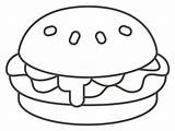 Hamburger coloring page  ColouringPages sketch template