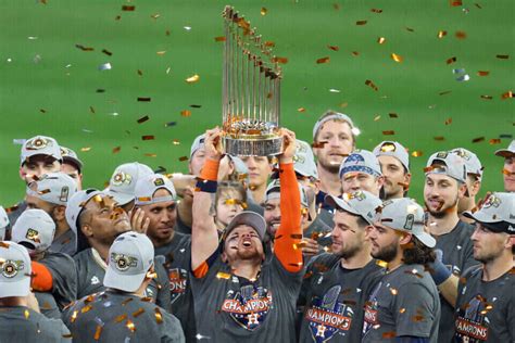 The Houston Astros celebrate the World Series title with their people ...