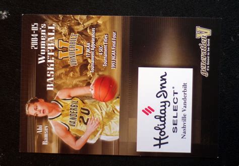 2004-05 Holiday Inn Vanderbilt Women Basketball Pocket Schedule -- rwoo6671 : Free Download ...