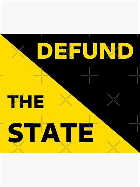 "Defund The State - Anarcho-Capitalism Flag" Photographic Print for Sale by SolarCross | Redbubble