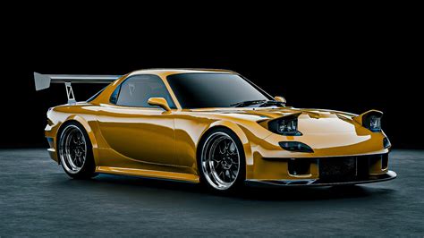 ArtStation - Mazda RX-7 Custom | Resources