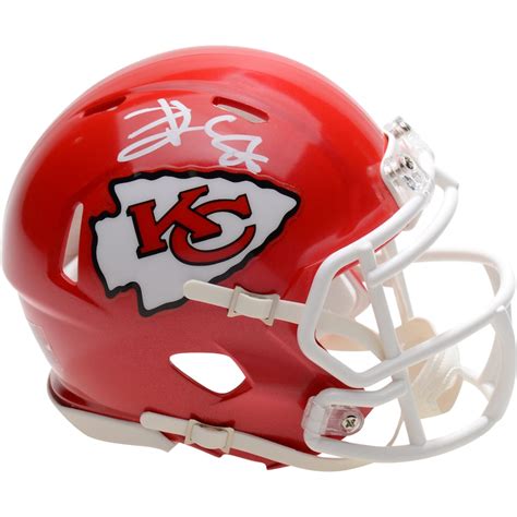 Travis Kelce Kansas City Chiefs Autographed Riddell Speed Mini Helmet