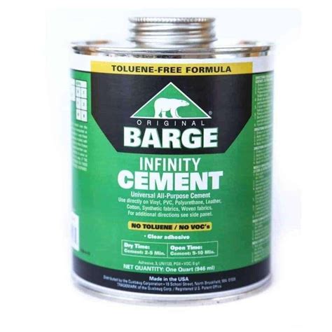 BARGE Infinity Cement TF All-Purpose Rubber Leather Shoe Glue 1 Qt (946mL)