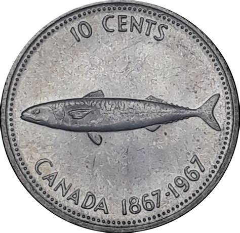 10 Cents - Elizabeth II (Confederation- 80%) - Canada – Numista