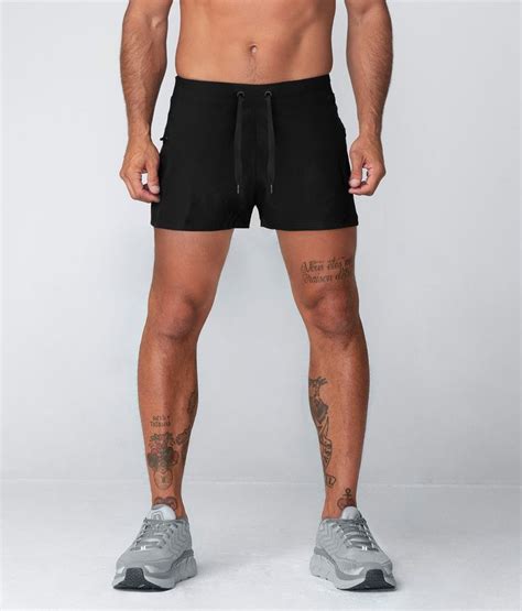 Born Tough Plain 5 Inch Inseam Running Shorts For Men Black in 2021 | Workout shorts, Crossfit ...