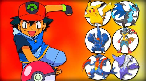 Ash Ketchum's Mega Evolution Pokemon Team - YouTube