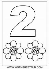 Coloring Number 2 Worksheets sketch template