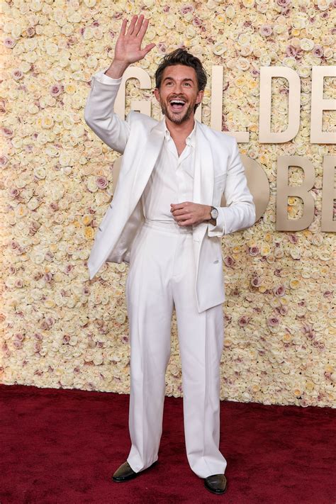 Jonathan Bailey arrives at the Red Carpet at the 81st Golden Globe ...