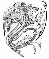 21  Awesome Dragon Coloring Pages Easy sketch template