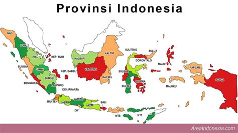 Daftar 37 Provinsi Dan Pulau Besar Di Indonesia UPDATE - Area Indonesia