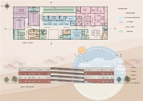 Undergraduate architecture portfolio on Behance