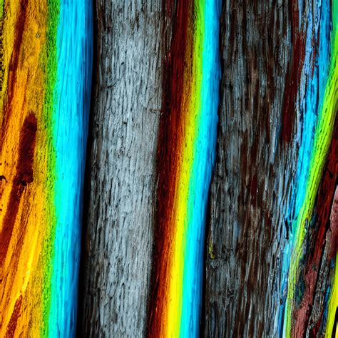 Rainbow Eucalyptus Bark Photo Macro · Creative Fabrica