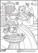 Coloring Pages Printable Princess Belle sketch template