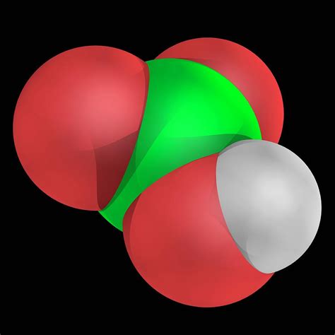 Chloric Acid Molecule Photograph by Laguna Design/science Photo Library