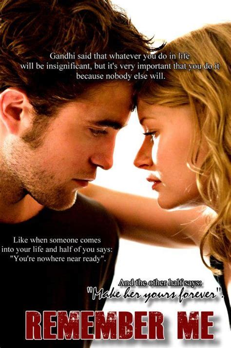 Remember Me movie poster remake #original #robert pattinson #emilie de ravin #remember me #movie ...