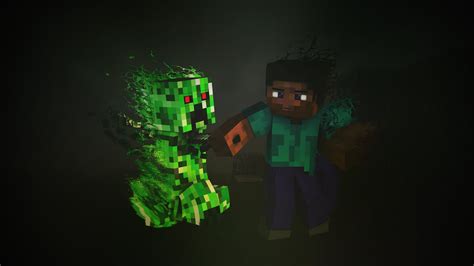 Minecraft Steve and Ghost character, Minecraft, creeper, Steve HD ...