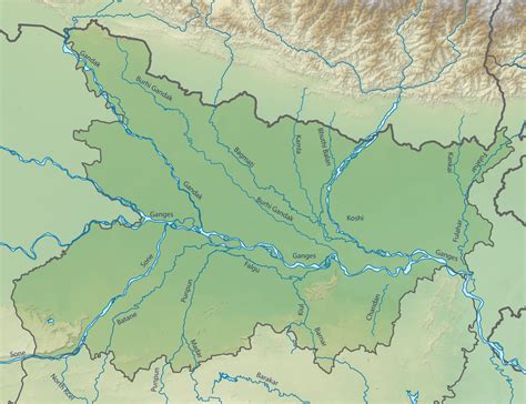 Bihar River Map - UPSC