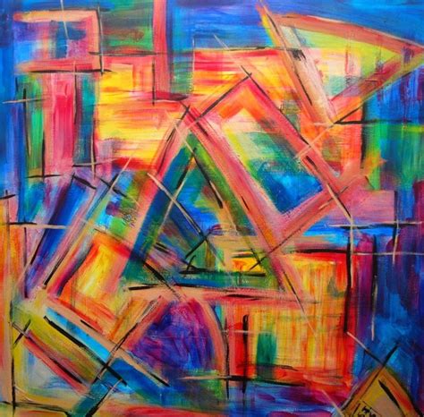 Large Abstract jigsaw puzzle | Puzzle art, Large abstract, Abstract canvas painting