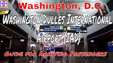 Washington Dulles International Airport (IAD) – Arrivals, Ground ...