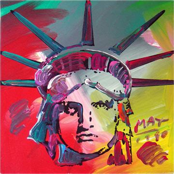 Paintings Fine Art Peter Max Statue Of Liberty From LuxuryCity.Com