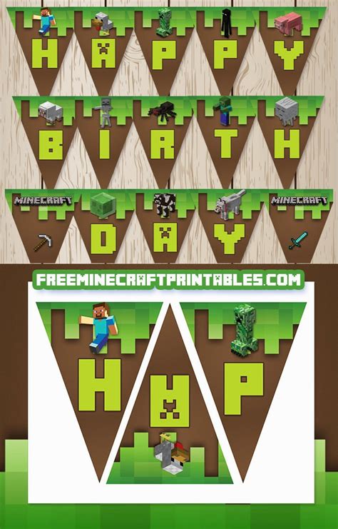 Minecraft, imprimibles gratis - Dale Detalles