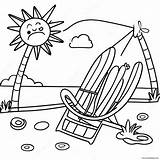 Colorful Summer Vacation Coloring Page 9901 7972 sketch template