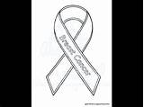 Breast Cancer Awareness Ribbon Coloring Page For Adults And Kids  sketch template