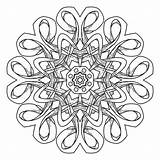 Abstract Decorative Mandala  Mandalas Coloring Pages For Adults sketch template