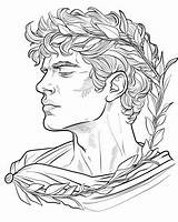 Apollo god Of Music And Prophecy Coloring Pages  Greek Mythology sketch template