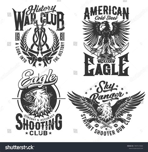 753 Eagle gun logo Images, Stock Photos & Vectors | Shutterstock