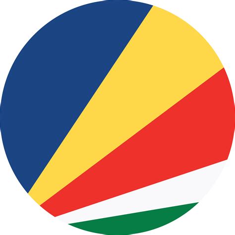 Circle flag of Seychelles. 11571227 PNG