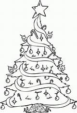 Free Printable Christmas Tree Coloring Pages For Kids sketch template